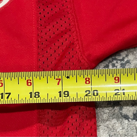 Kansas City Chiefs KC Football # 7 CASSEL Boys NFL Jersey Size XL 18 - 20 RED - Picture 6 of 11